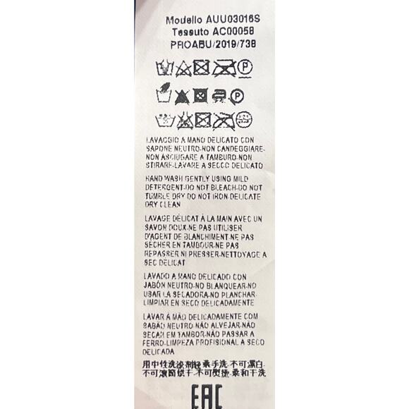 M2-6 VERSACE Men's Greca Jockstrap Underwear Stretch Blue/Black Size 6/34-46/M - Picture 8 of 10